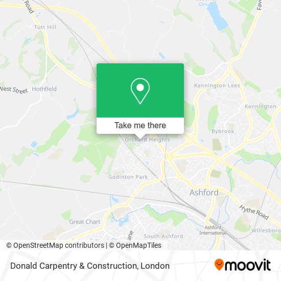 Donald Carpentry & Construction map