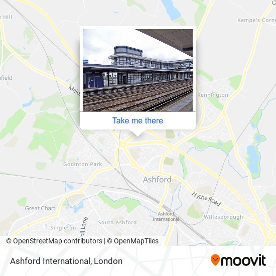 Ashford International map