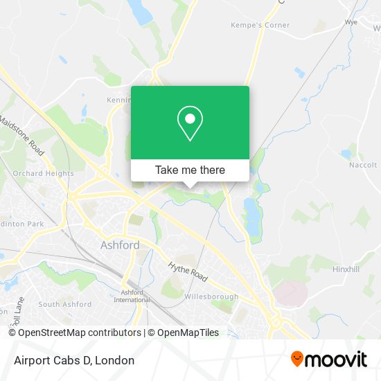 Airport Cabs D map