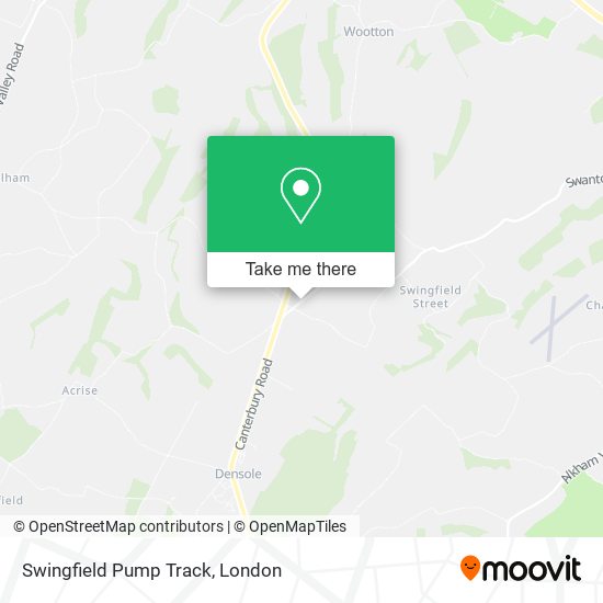 Swingfield Pump Track map