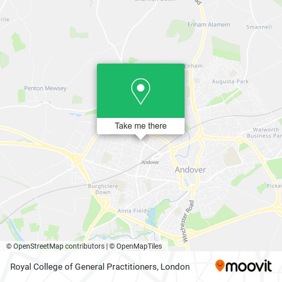 Royal College of General Practitioners map