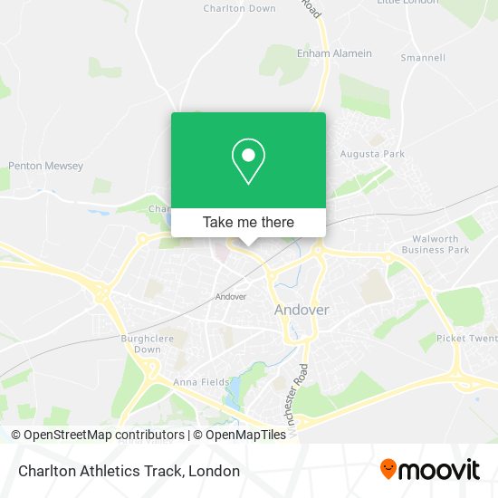 Charlton Athletics Track map