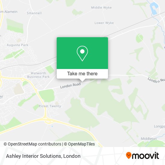 Ashley Interior Solutions map