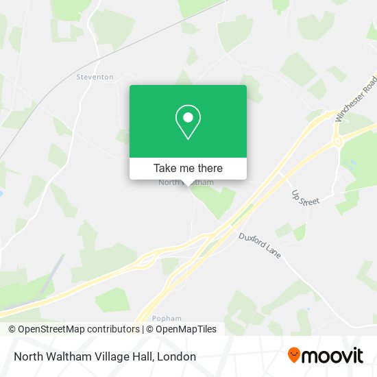 North Waltham Village Hall map