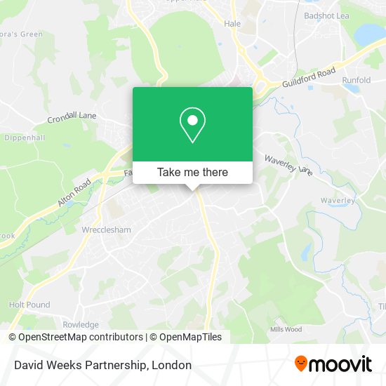 David Weeks Partnership map