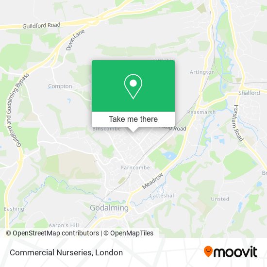 Commercial Nurseries map