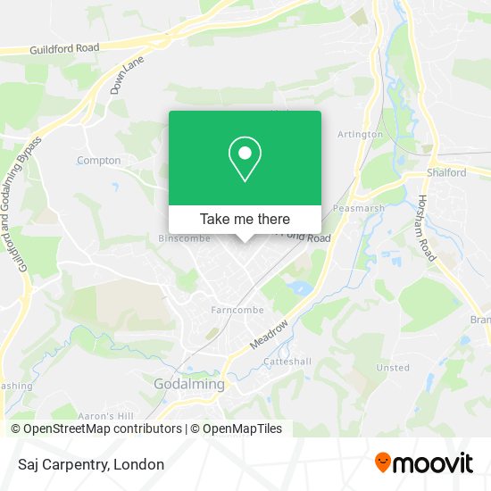 Saj Carpentry map