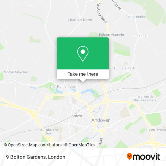 9 Bolton Gardens map