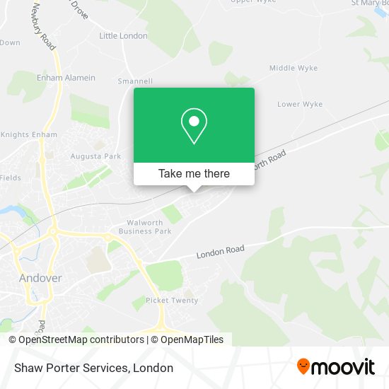 Shaw Porter Services map