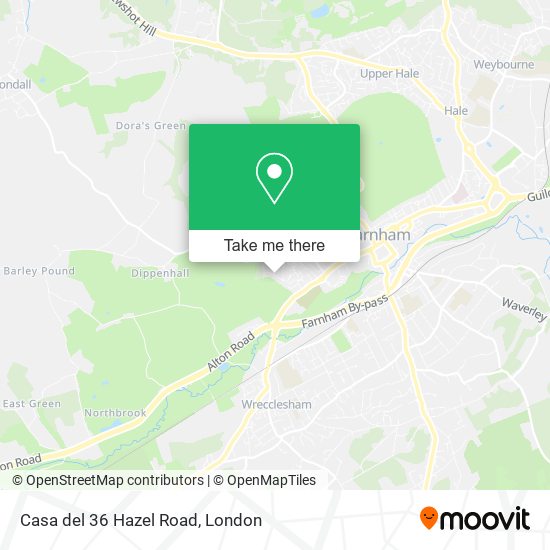 Casa del 36 Hazel Road map