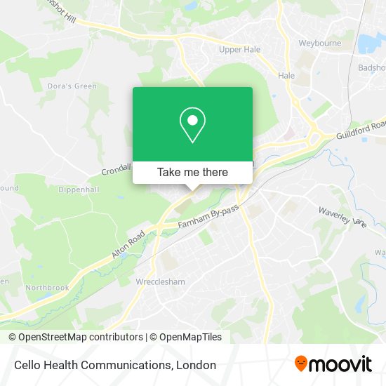 Cello Health Communications map