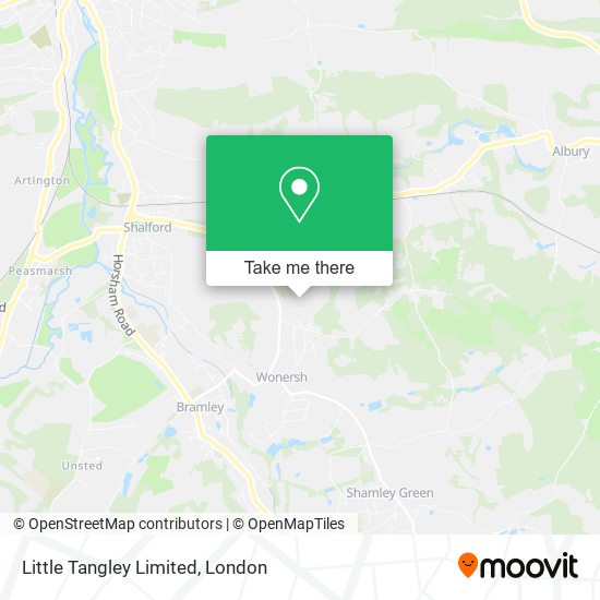 Little Tangley Limited map