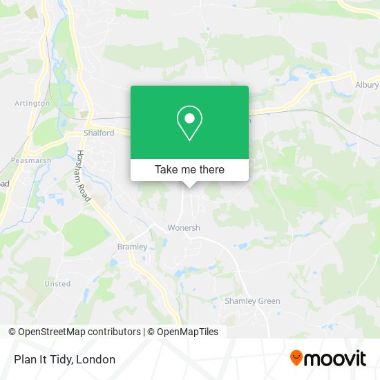 Plan It Tidy map