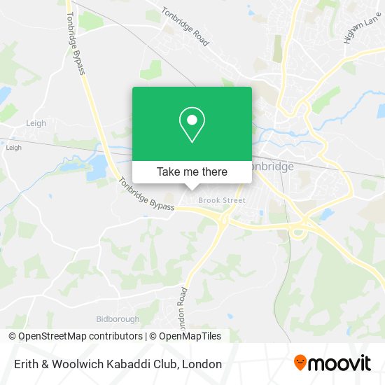 Erith & Woolwich Kabaddi Club map