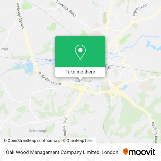 Oak Wood Management Company Limited map