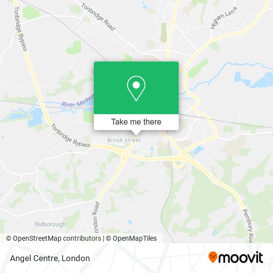 Angel Centre map