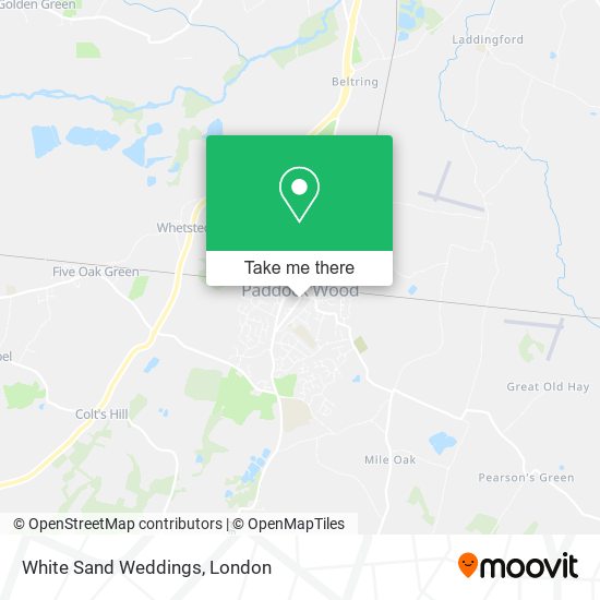 White Sand Weddings map