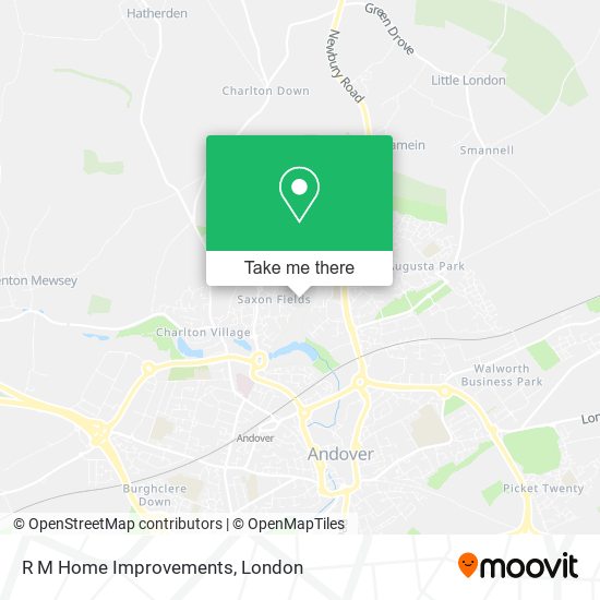 R M Home Improvements map