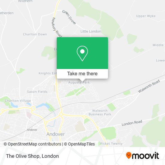 The Olive Shop map