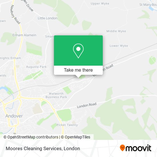 Moores Cleaning Services map