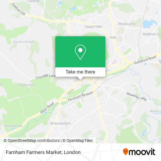 Farnham Farmers Market map