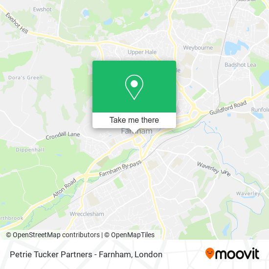 Petrie Tucker Partners - Farnham map