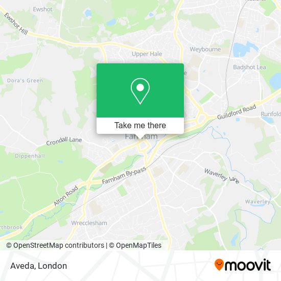 Aveda map