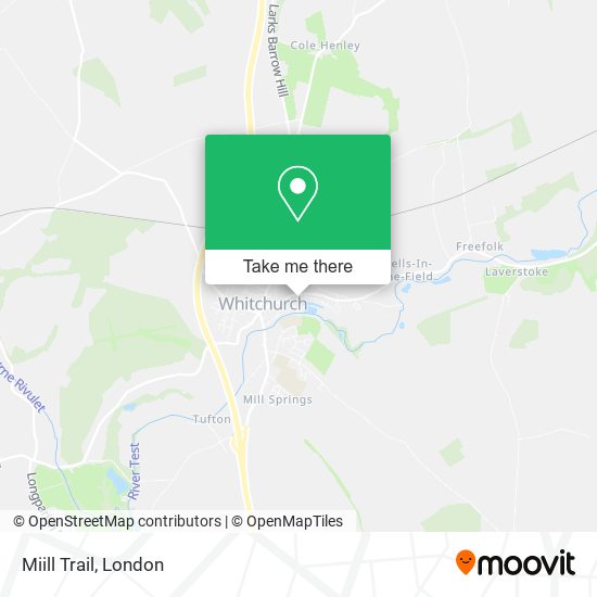 Miill Trail map