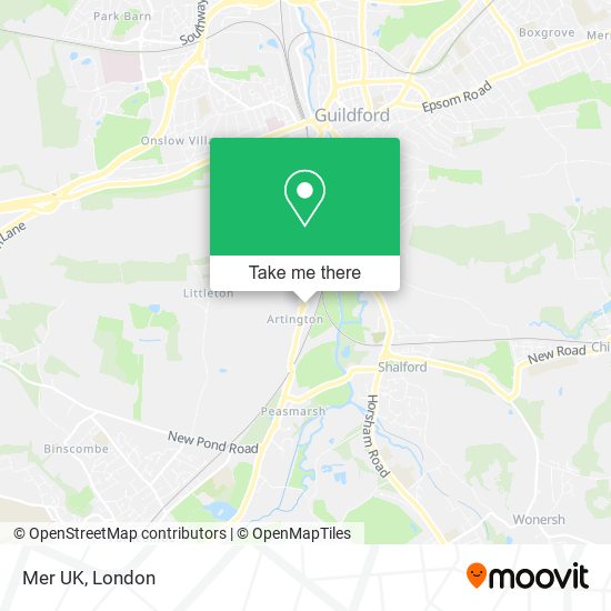 Mer UK map