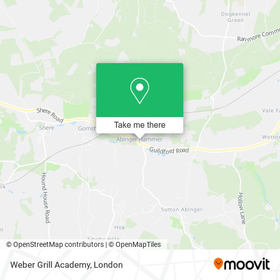 Weber Grill Academy map