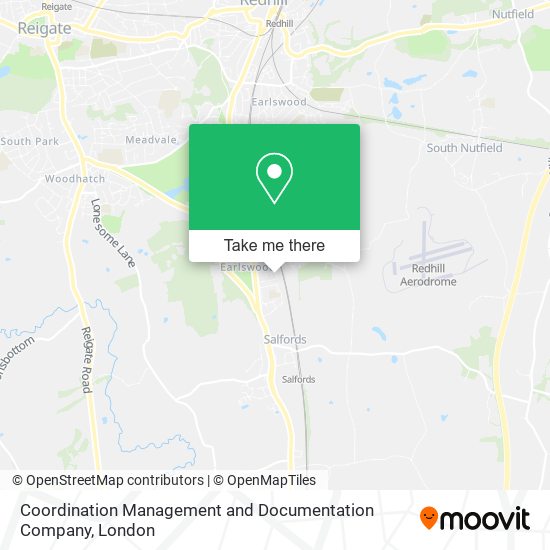 Coordination Management and Documentation Company map