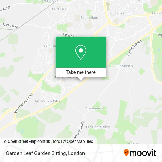 Garden Leaf Garden Sitting map