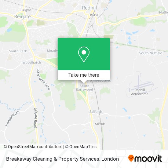 Breakaway Cleaning & Property Services map