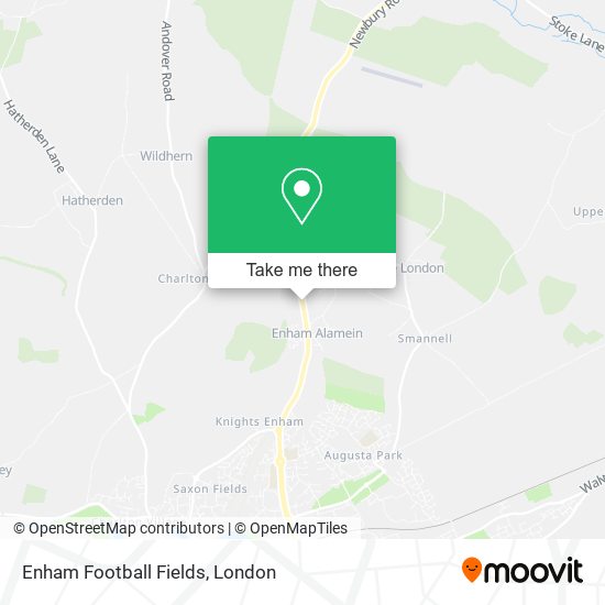 Enham Football Fields map