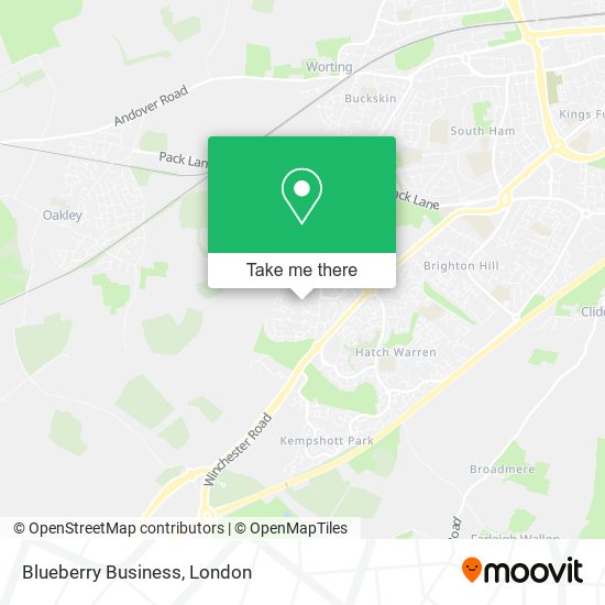 Blueberry Business map