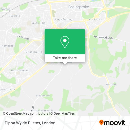 Pippa Wylde Pilates map