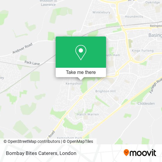 Bombay Bites Caterers map