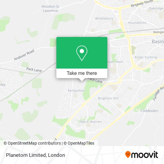 Planetom Limited map
