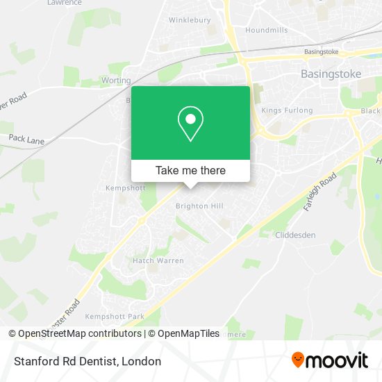 Stanford Rd Dentist map
