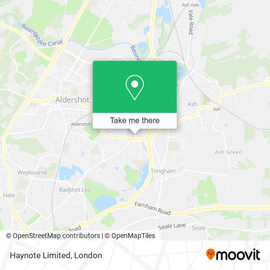 Haynote Limited map