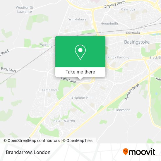 Brandarrow map