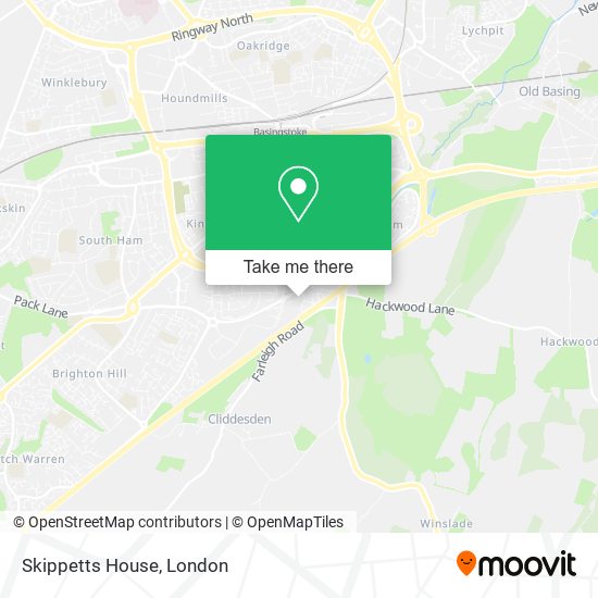 Skippetts House map