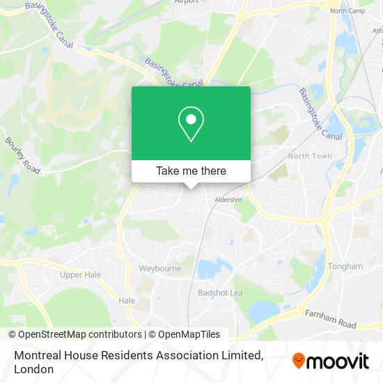 Montreal House Residents Association Limited map