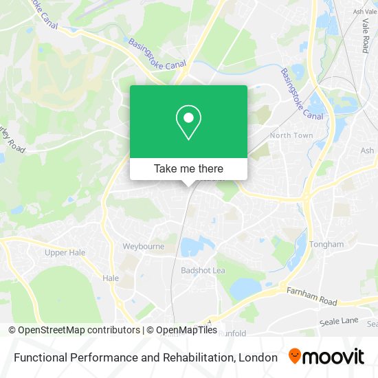 Functional Performance and Rehabilitation map