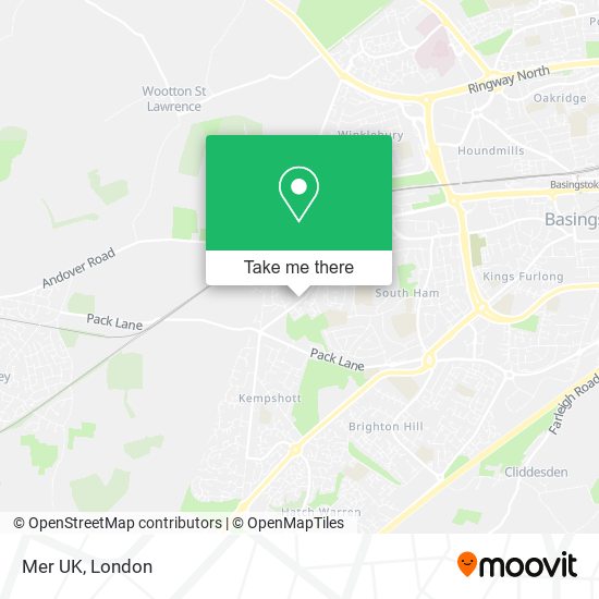 Mer UK map