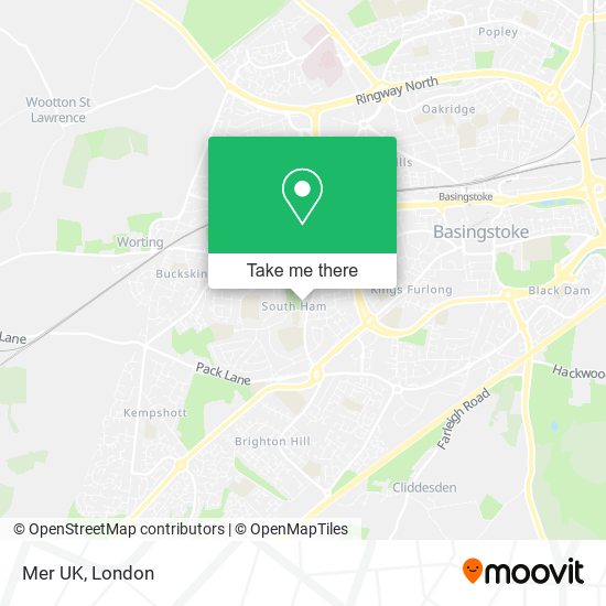 Mer UK map