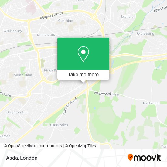 Asda map