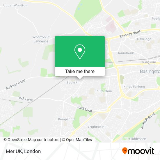Mer UK map