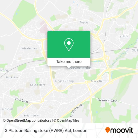 3 Platoon Basingstoke (PWRR) Acf map