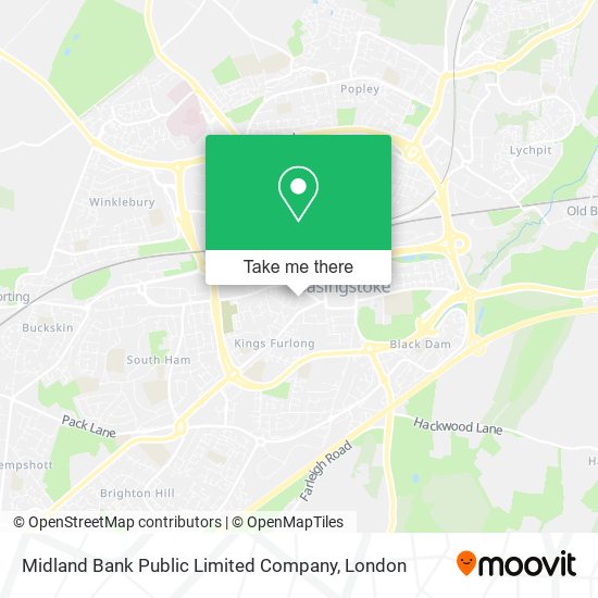 Midland Bank Public Limited Company map